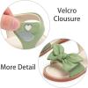 imageESTINE ToddlerLittle Kid Girls Bow Open Toe Flat Evening Dress SandalsEs501green