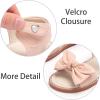 imageESTINE ToddlerLittle Kid Girls Bow Open Toe Flat Evening Dress SandalsEs501nude