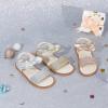 imageESTINE ToddlerLittle Kid Girls Bow Open Toe Flat Evening Dress SandalsEs506gold