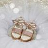 imageESTINE ToddlerLittle Kid Girls Bow Open Toe Flat Evening Dress SandalsEs506rose