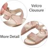 imageESTINE ToddlerLittle Kid Girls Bow Open Toe Flat Evening Dress SandalsEs506rose