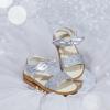 imageESTINE ToddlerLittle Kid Girls Bow Open Toe Flat Evening Dress SandalsEs506silver