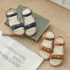 imageESTINE ToddlerLittle Kid Girls Bow Open Toe Flat Evening Dress SandalsEs507black