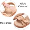 imageESTINE ToddlerLittle Kid Girls Bow Open Toe Flat Evening Dress SandalsEs83nude
