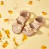 imageESTINE ToddlerLittle Kid Girls Bow Open Toe Flat Evening Dress SandalsEs83nude