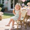 imageESTINE ToddlerLittle Kid Girls Bow Open Toe Flat Evening Dress SandalsEs83white