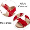 imageESTINE ToddlerLittle Kid Girls Bow Open Toe Flat Evening Dress SandalsEs95red