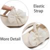 imageESTINE ToddlerLittle Kid Girls Dress Mary Jane Flats Flowers Fashion Princess Ballet ShoesE5191ivory