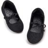 imageESTINE Toddler Little Girls Ballet Shoes Baby Kids Princess Dress Wedding Strap Mary Jane FlatsE386black