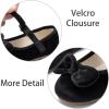 imageESTINE Mary Jane Shoes for Toddler Little Kid Girls Girl Velvet Bow Dress Ballet FlatsE520black