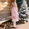 imageESTINE Mary Jane Shoes for Toddler Little Kid Girls Girl Velvet Bow Dress Ballet FlatsE520pink