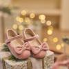 imageESTINE Mary Jane Shoes for Toddler Little Kid Girls Girl Velvet Bow Dress Ballet FlatsE520pink