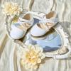 imageESTINE Mary Jane Flats for Toddler Girls Little Kids Glittery Dress Princess Wedding Ballet ShoesEfx303white