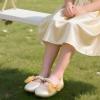 imageESTINE ToddlerLittle Kid Girls Dress Mary Jane Flats Flowers Fashion Princess Ballet ShoesE519champagne