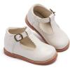 imageESTINE Toddler Kids Bow School Uniform OxfordLittle Girls Flower Dress Party ShoesE366ivory