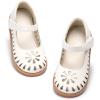 imageESTINE Toddler Kids Uniform Oxfords School Flats for Little Girls Flower Dress Church ShoesE523ivory