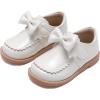 imageESTINE Girls School Uniform Oxfords  Toddler Girl Mary Jane Dress Shoes for Wedding PartyEfx391ivory