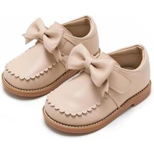 imageESTINE Girls School Uniform Oxfords  Toddler Girl Mary Jane Dress Shoes for Wedding PartyEfx391nude