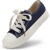 imageESTINE ToddlerLittle Kid Girls Boys Unisex Lightweight Casual Sports Sneakers Athletic Shoes for Running WalkingEsd2401navy Blue