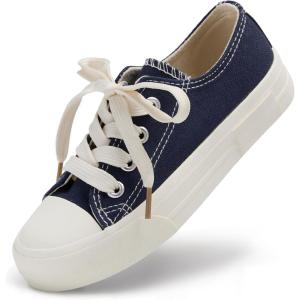 imageESTINE ToddlerLittle Kid Girls Boys Unisex Lightweight Casual Sports Sneakers Athletic Shoes for Running WalkingEsd2401navy Blue