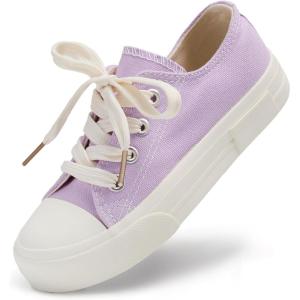 imageESTINE ToddlerLittle Kid Girls Boys Unisex Lightweight Casual Sports Sneakers Athletic Shoes for Running WalkingEsd2401purple
