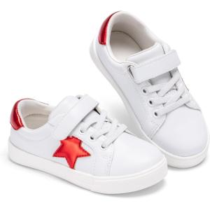 imageESTINE ToddlerLittle Kid Girls Boys Unisex Lightweight Casual Sports Sneakers Athletic Shoes for Running WalkingEy05red