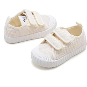 imageESTINE ToddlerLittle Kid Girls Boys Unisex Lightweight Casual Sports Sneakers Athletic Shoes for Running WalkingEyb02white
