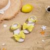 image:imageESTINE ToddlerLittle Kid Girls Bow Open Toe Flat Evening Dress SandalsEs501yellow