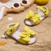 image:imageESTINE ToddlerLittle Kid Girls Bow Open Toe Flat Evening Dress SandalsEs501yellow